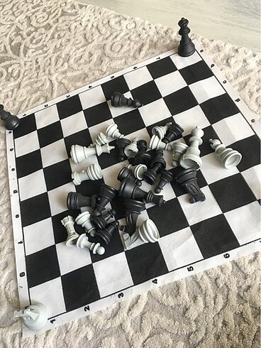 Satranç takımı 40/40 oyun alanı - Görsel 3