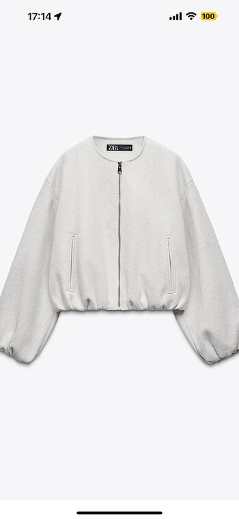 Zara yumuşak bomber ceket