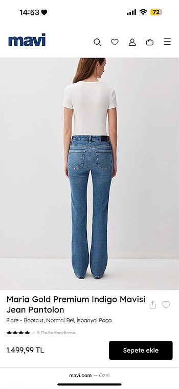 Mavi Jeans Mavi maria pantolon