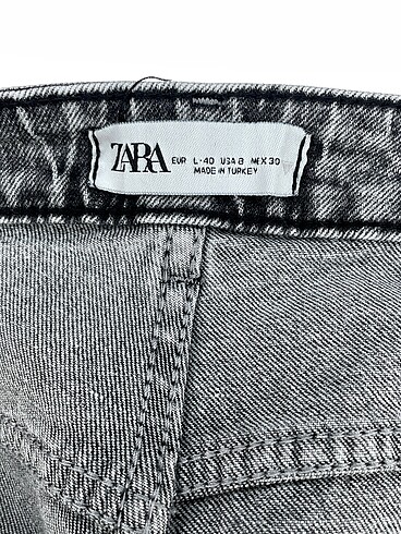 l Beden gri Renk Zara Jean / Kot %70 İndirimli.