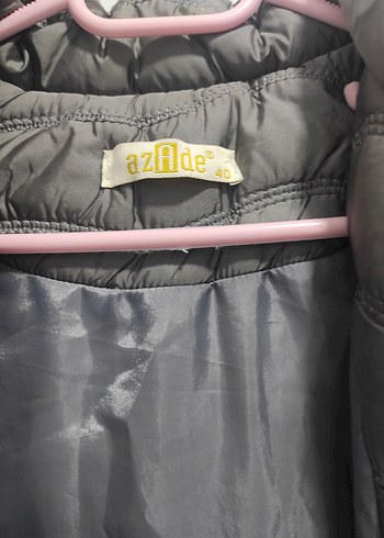 Gri Uzun Kadın Suni Kürk Detaylı Yelek - Görsel 2