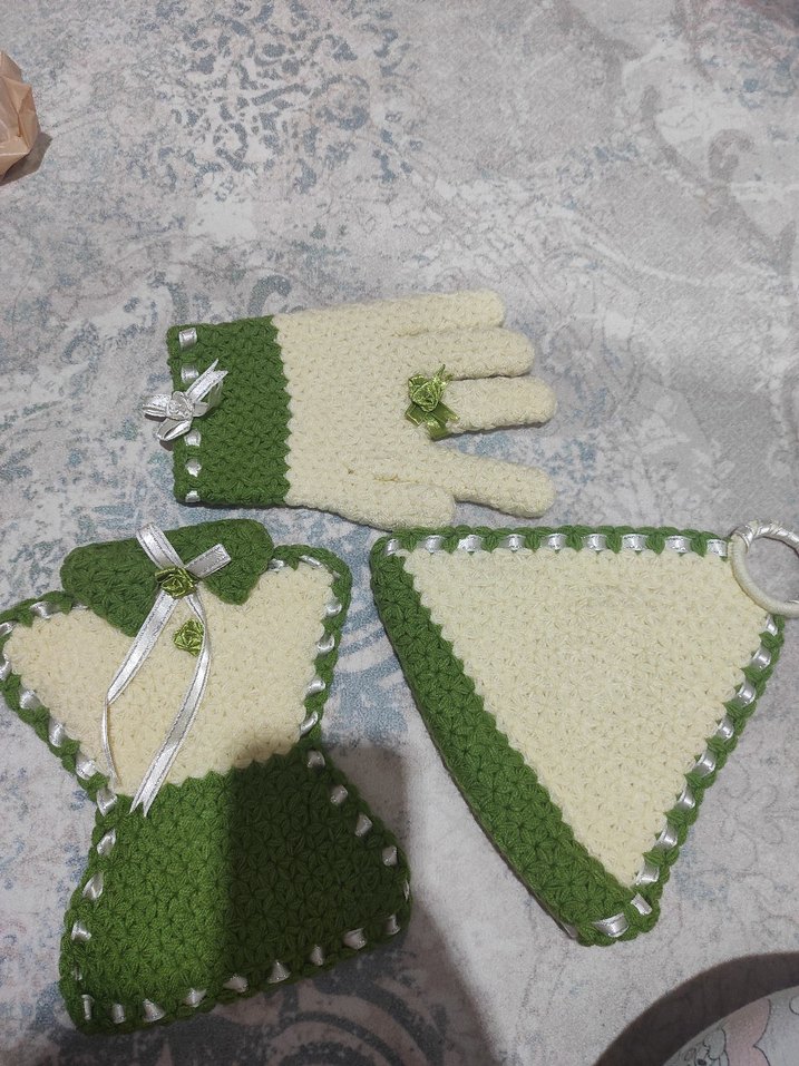 Renkli Örgü Banyo Süngerleri - Görsel 3