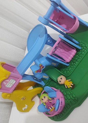 Pastel Renkli Mini Oyun Parkı Oyuncak Seti - Görsel 3