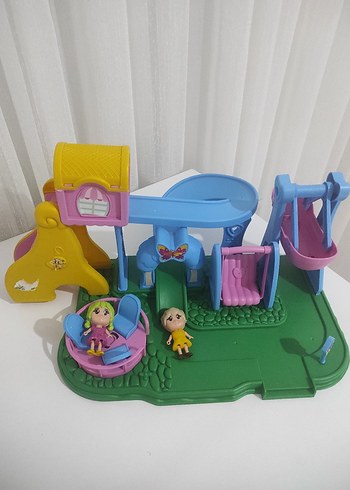 Pastel Renkli Mini Oyun Parkı Oyuncak Seti - Görsel 2
