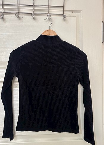 Fermuarlı Siyah Yarım Balıkçı  Kazak - Görsel 4