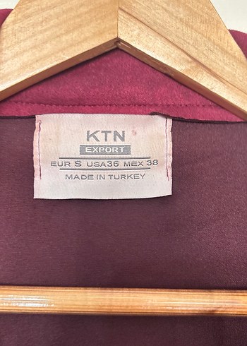 Bordo Süet Ceket - Görsel 2