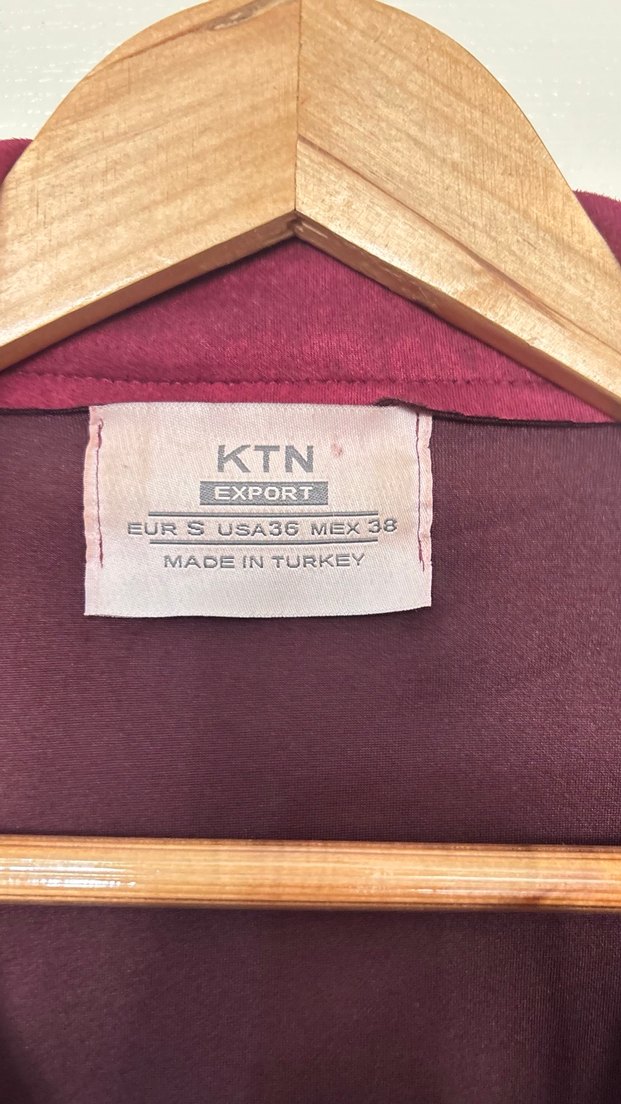 Bordo Süet Ceket - Görsel 2