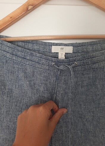 xl Beden mavi Renk H&M KETEN ŞORT