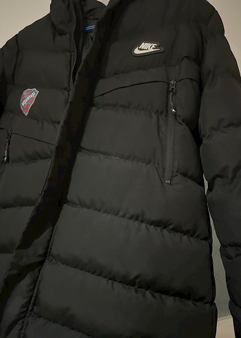 Siyah Fermuarlı Kadın Midi Kış Montu - Görsel 5