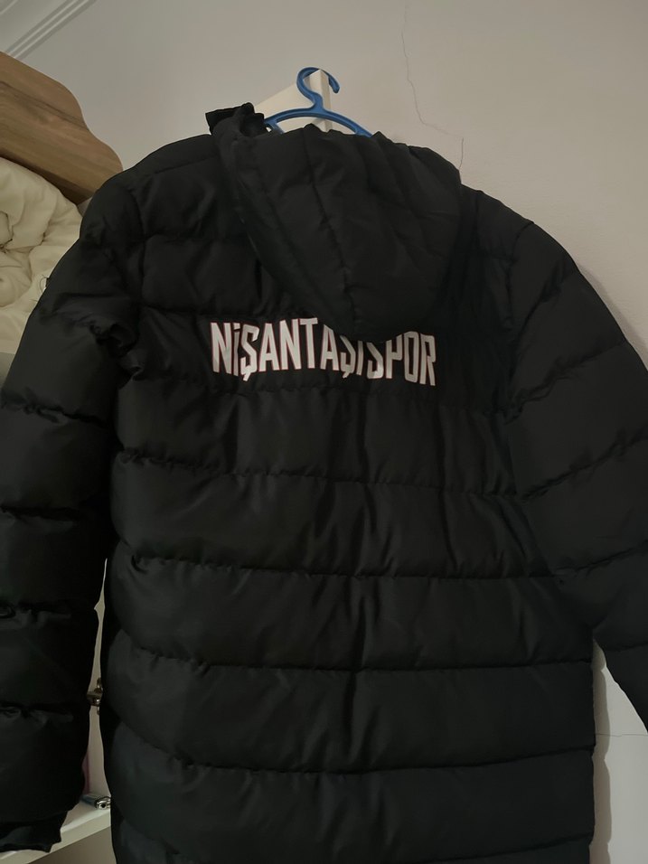 Siyah Fermuarlı Kadın Midi Kış Montu - Görsel 4