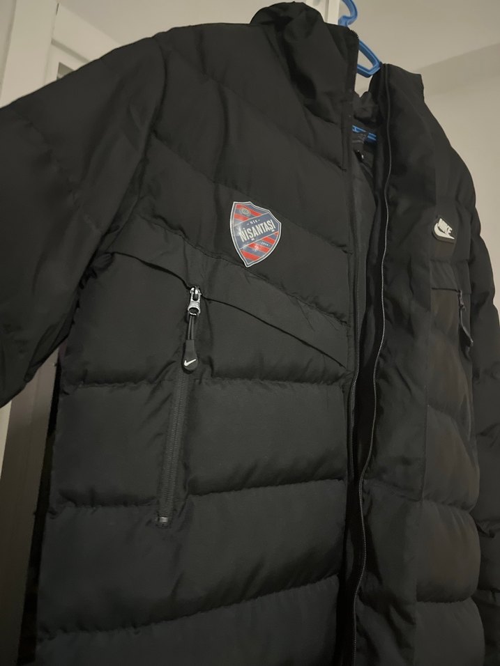 Siyah Fermuarlı Kadın Midi Kış Montu - Görsel 3