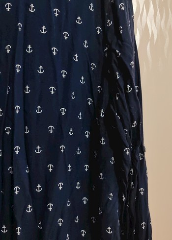 Lacivert Uzun Düğmeli Tunik - Görsel 2