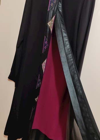 Siyah Uzun Kollu Bohem Salaş Tunik - Görsel 4