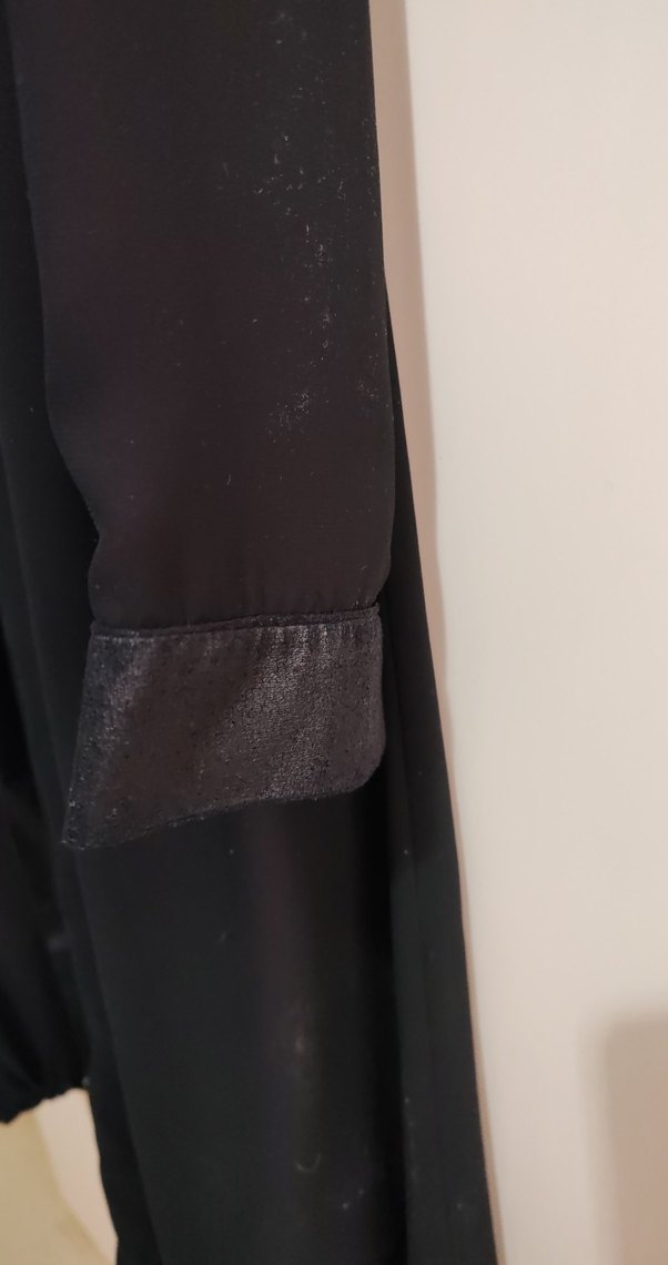 Siyah Uzun Kollu Bohem Salaş Tunik - Görsel 3