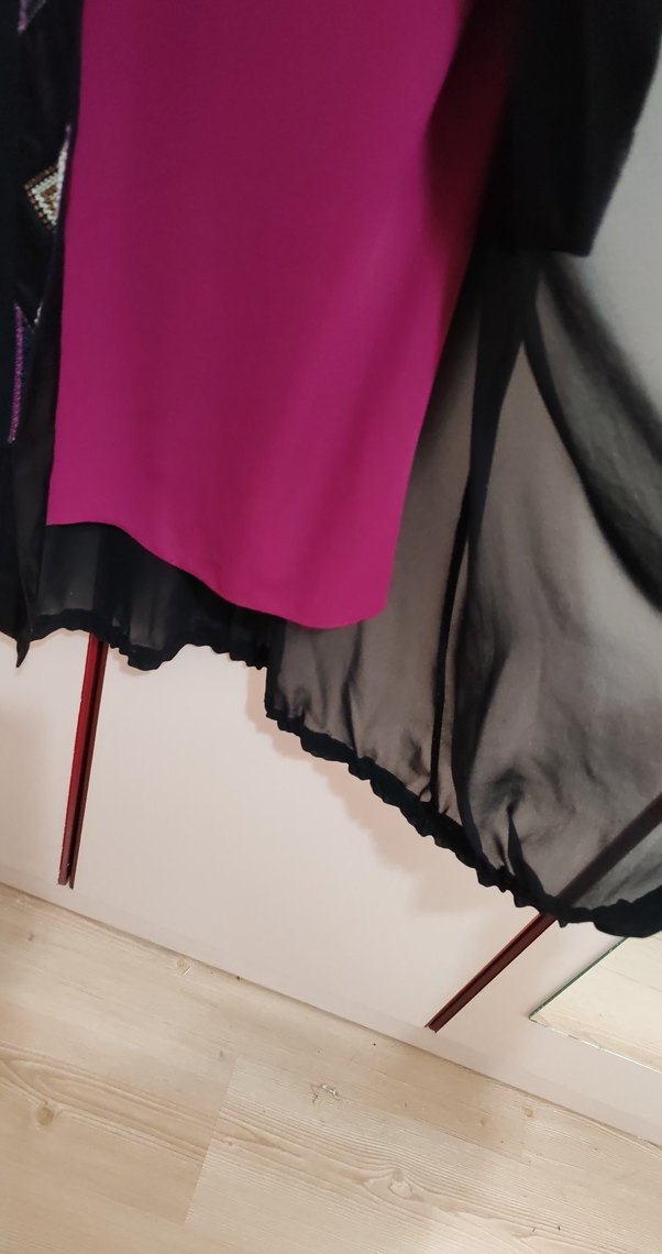 Siyah Uzun Kollu Bohem Salaş Tunik - Görsel 5