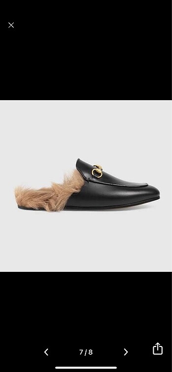 Gucci tüğlü terlik unisex