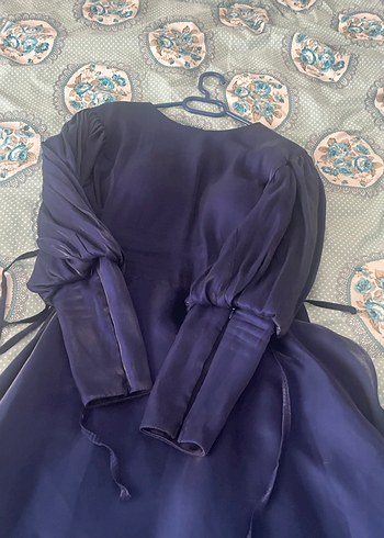 Lacivert çok şık abiye - Görsel 3