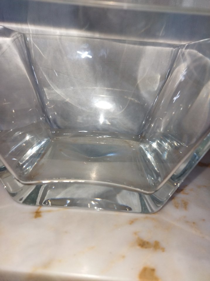 Parlak Beyaz Cam Vazo - Görsel 5