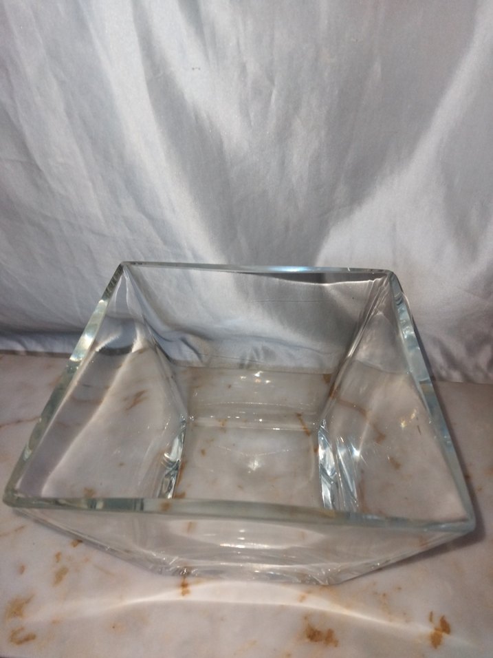 Parlak Beyaz Cam Vazo - Görsel 2