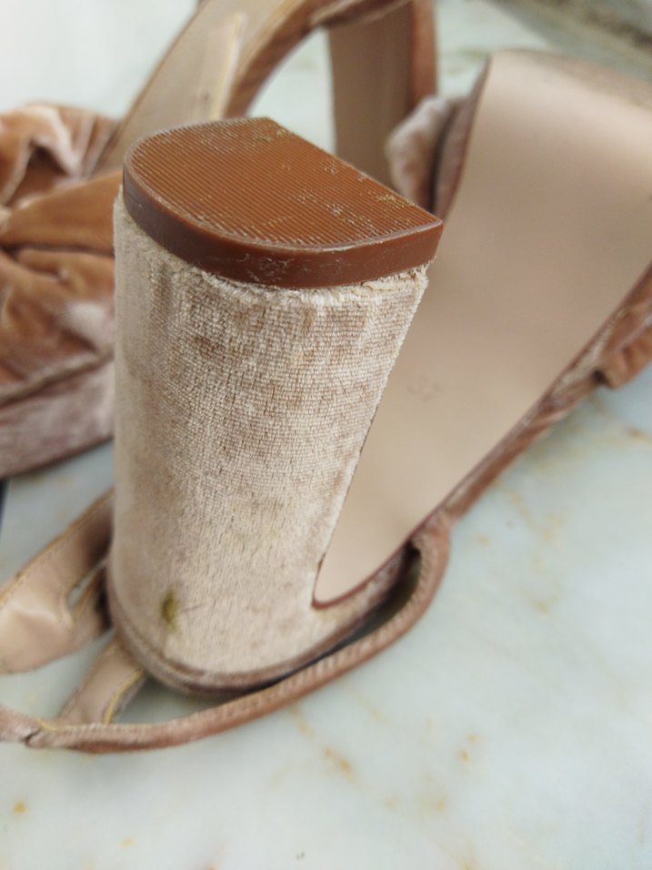 Peluş Topuklu Kadın Ayakkabı - Görsel 5