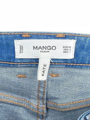 34 Beden mavi Renk Mango Skinny %70 İndirimli.