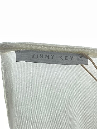 m Beden beyaz Renk Jimmy Key Uzun Elbise %70 İndirimli.