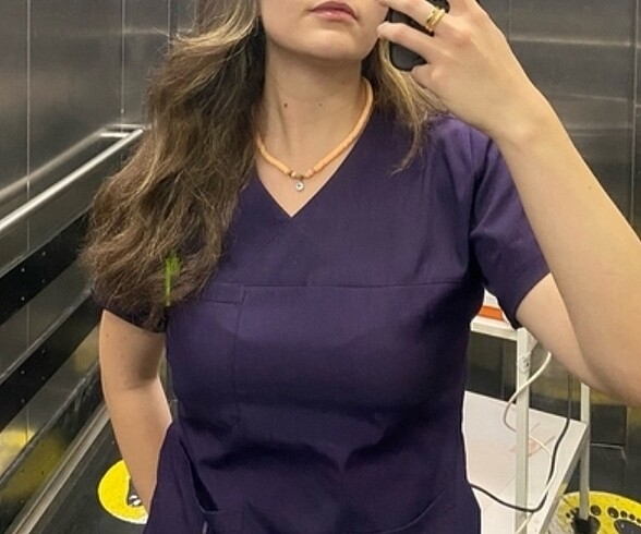 Scrubs Takım Mor