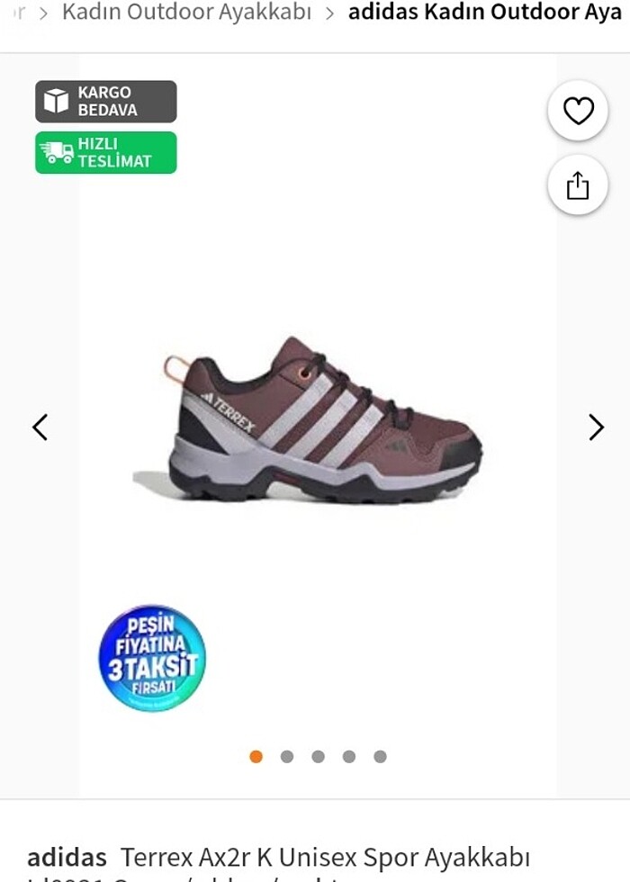 ADIDAS TERREX KADIN AYAKKABI - Görsel 2
