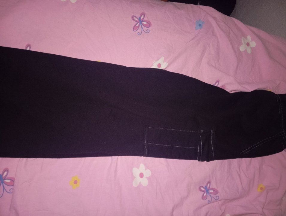 Kemerli Siyah Kız pantolon - Görsel 3