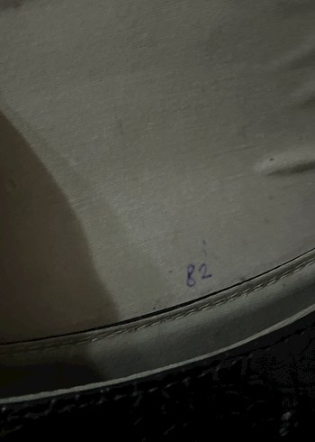 Kemerli Siyah Yılan Derisi Desenli çanta - Görsel 2