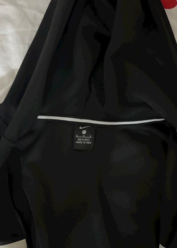 Nike Gri Siyah Fermuarlı Unisex Sweatshirt - Görsel 2