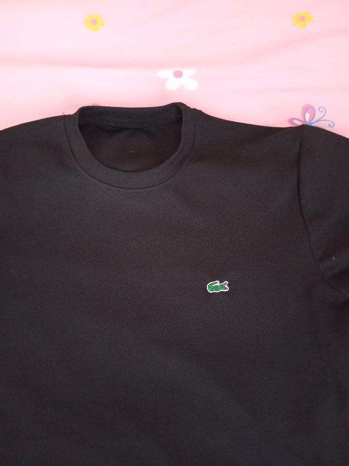 Lacoste Siyah Erkek Kısa Kollu Tişört - Görsel 3