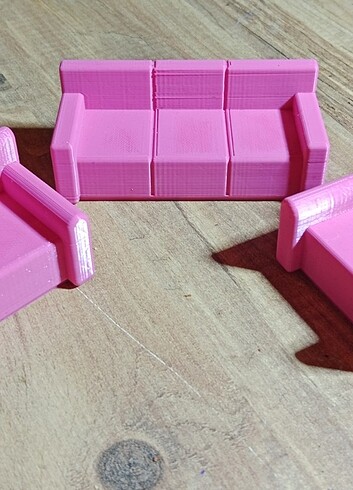 Pembe koltuk takımı 