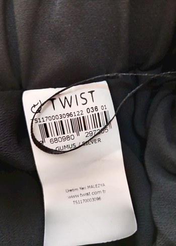 Kadın Gri Parlak Pilili Salaş Pantolon - Görsel 5