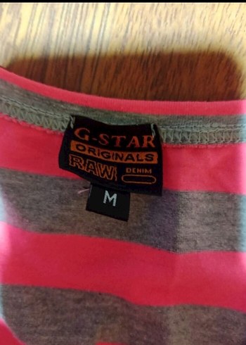 V Yaka Çizgili Uzun Kollu Tişört - Görsel 2