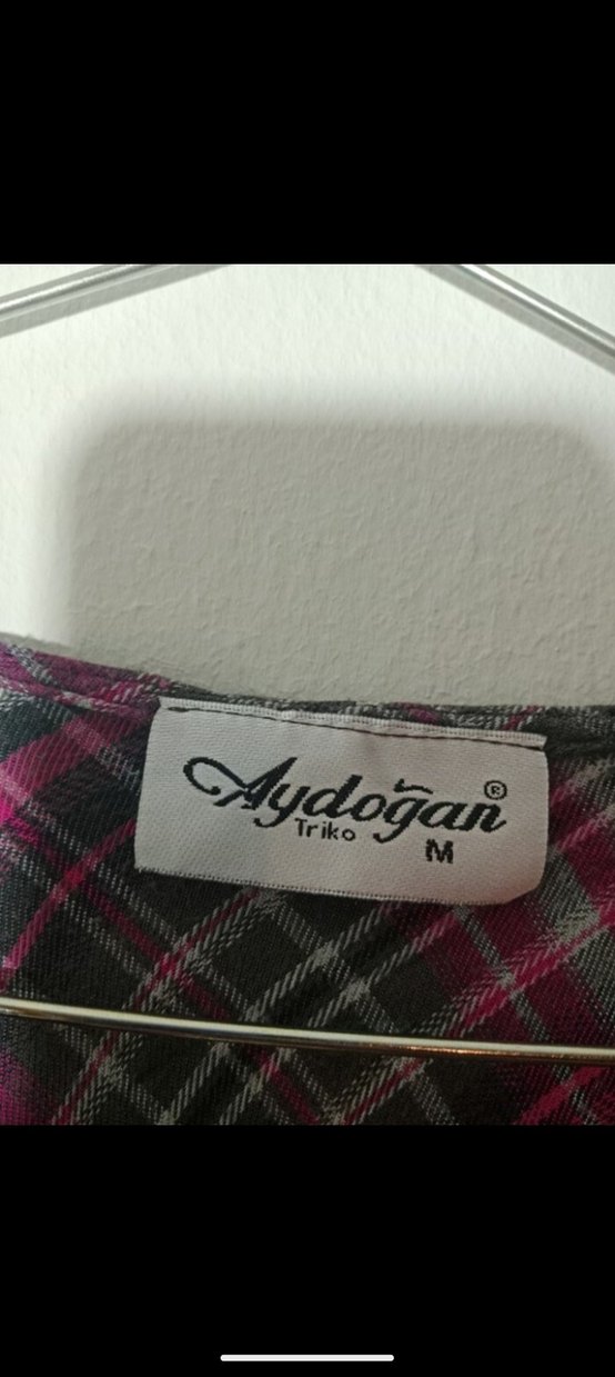 ekoseli elbise - Görsel 4