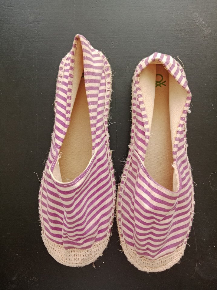Mor Çizgili Bohem Kadın Espadril - Görsel 3