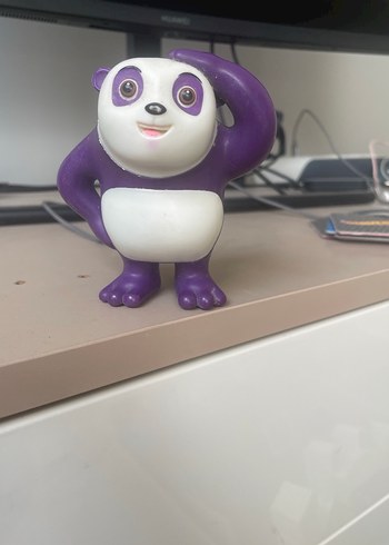 Mor Panda Figür Aksiyon Oyuncak