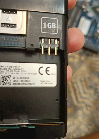 Siyah Nokia Wxyz9 Tuşlu Telefon bataryasız - Görsel 4