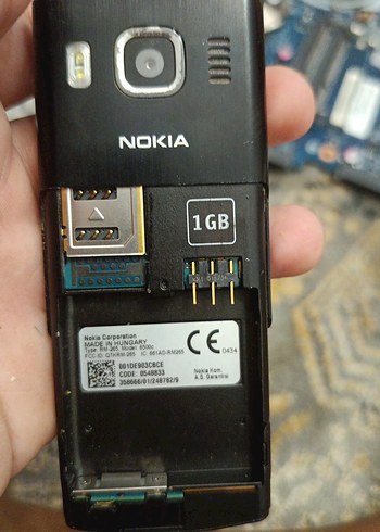 Siyah Nokia Wxyz9 Tuşlu Telefon bataryasız - Görsel 6