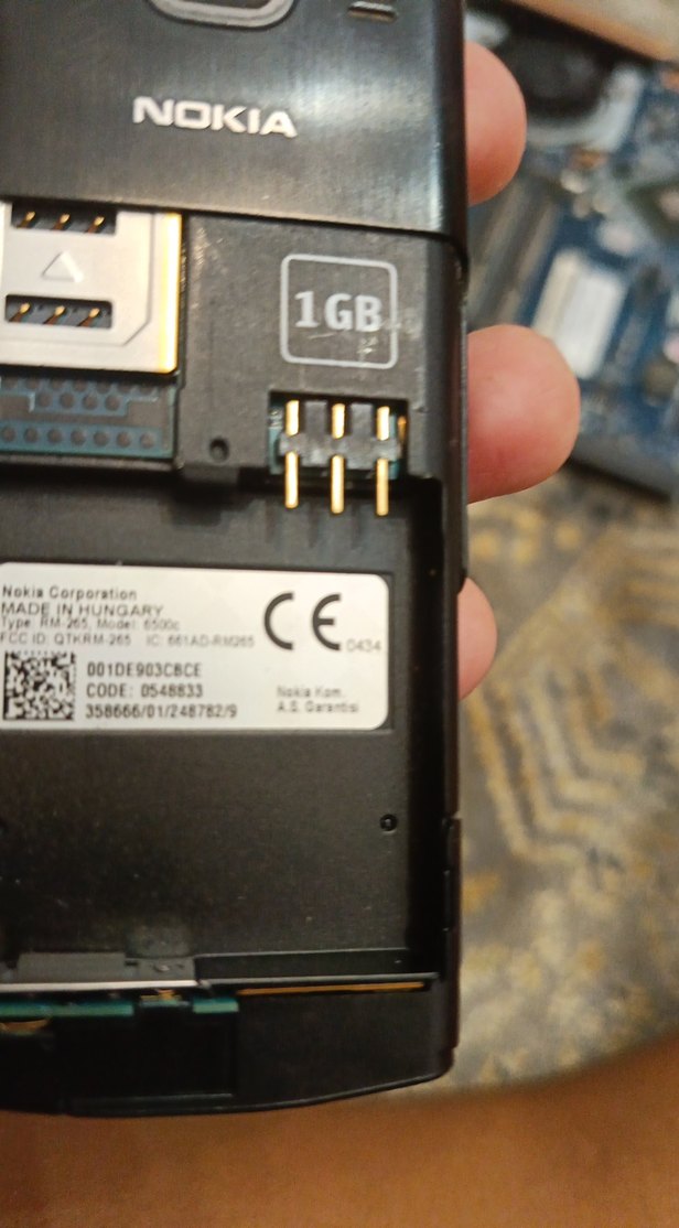 Siyah Nokia Wxyz9 Tuşlu Telefon bataryasız - Görsel 4