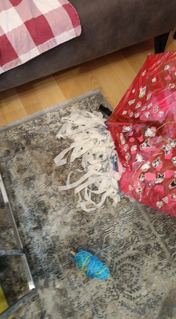 pembe stickerli uçurtma - Görsel 3