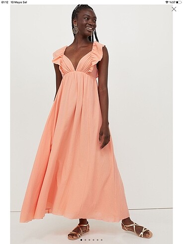 H&M H&M Şeftali Elbise