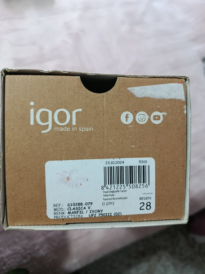 Bej Kız Çocuk Sandalet - Görsel 4