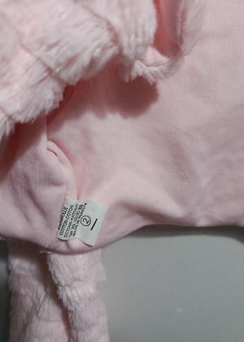 Kız Çocuk Pembe Fırfırlı Bolero - Görsel 3