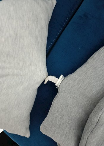 Gri Baskılı Çocuk alt değiştirme minderi ve yastığı - Görsel 3