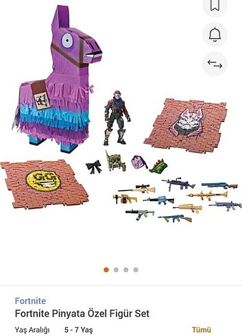 Fortnıte pinyata özel figur seti