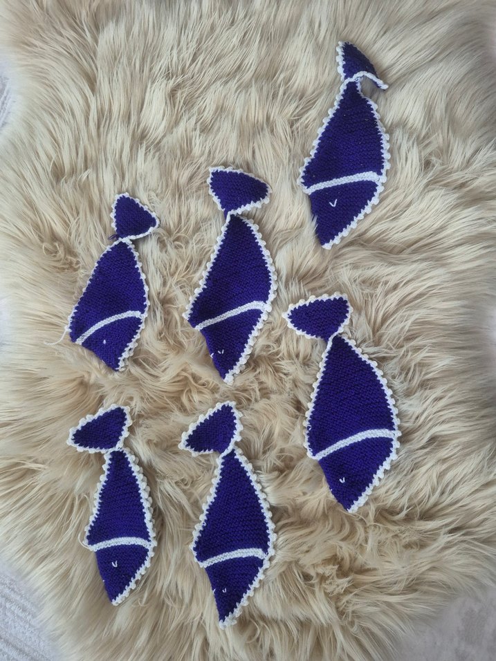 Mavi Örgü Kedi Oyuncakları - Görsel 2