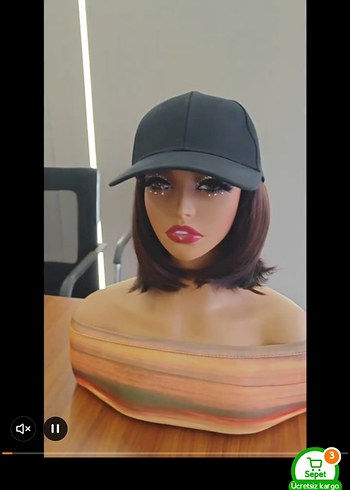 Peruk şapkalı - Görsel 5