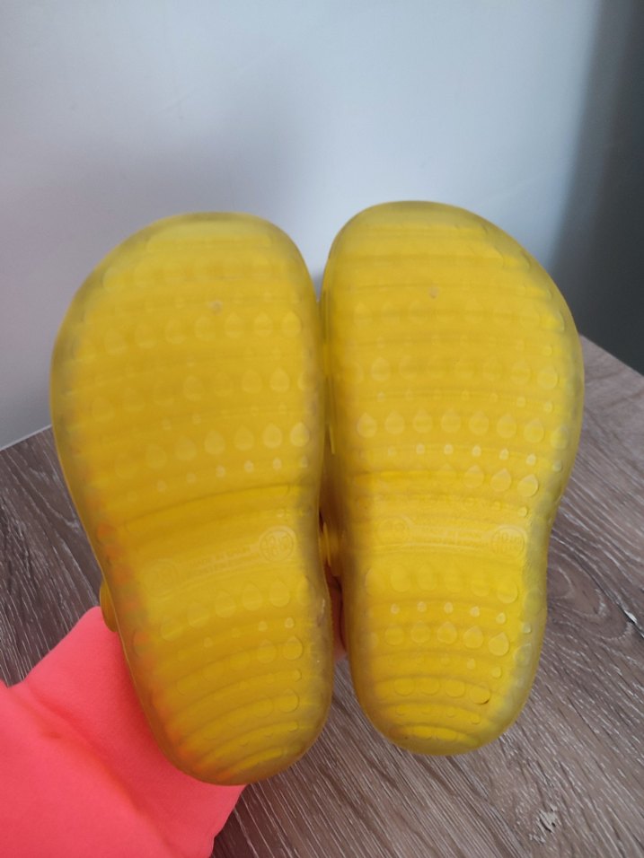 Sarı Şeffaf Kız-Erkek Çocuk Terliği - Görsel 4